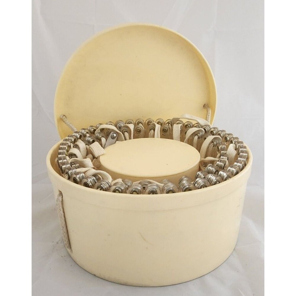 Vintage Collapsable Hoop Skirt Crinoline Frame Belle O' the Ball with Case 1950s
